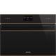 SMEG Micro Combi Galileo Dolce Stil Novo SO4602M1NR arany fekete beépíthető mikrohullámú kombinál