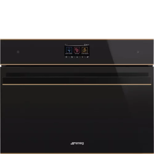 SMEG Speedwave Galileo Dolce Stil Novo SO4604M2PNR arany fekete beépíthető mikrohullámú kombinált