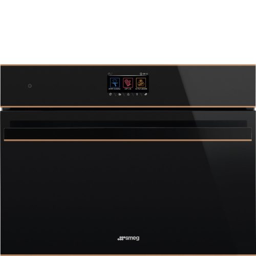 SMEG Steam100 Pro Galileo Dolce Stil Novo SO4604S4PNR arany fekete beépíthető gőzsütő