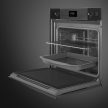 SMEG Steam One Galileo Linea SO6101S2B3 mélyfekete beépíthető gőzsütő