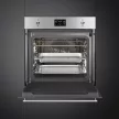 SMEG Steam100 Galileo Classica SO6302S3PX inox beépíthető pirolitikus gőzsütő