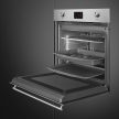 SMEG Omnichef Galileo Classica SO6303APX inox beépíthető 3 in 1 mikrohullámú gőzsütő