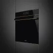 SMEG Omnichef Galileo Dolce Stil Novo SO6606WAPNR fekete arany beépíthető 3 in 1 mikrohullámú gőz