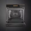 SMEG Omnichef Galileo Dolce Stil Novo SO6606WAPNR fekete arany beépíthető 3 in 1 mikrohullámú gőz