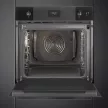 SMEG Pyro Steam Galileo Linea SOP6101S2B3 mélyfekete beépíthető pirolitikus gőzsütő