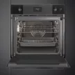 SMEG Pyro Steam Galileo Linea SOP6101S2B3 mélyfekete beépíthető pirolitikus gőzsütő