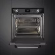 SMEG Traditional Pyro Galileo Victoria SOP6900TN fekete klasszikus design beépíthető pirolitikus s