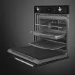 SMEG Traditional Pyro Galileo Victoria SOP6900TN fekete klasszikus design beépíthető pirolitikus s