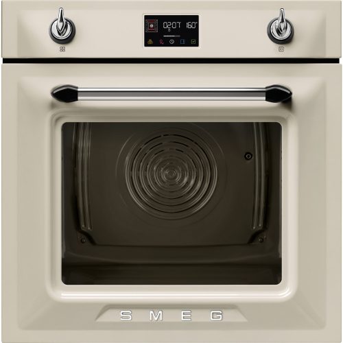 SMEG Pyro Steam Galileo Victoria SOP6902S2PP krémszínű klasszikus design beépíthető pirolitikus gő