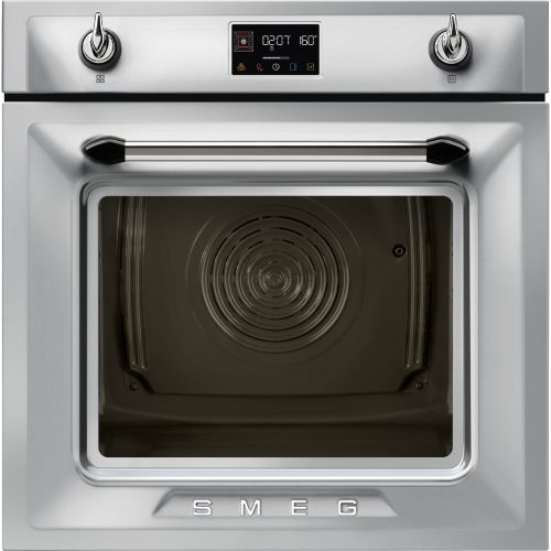 SMEG Pyro Steam Galileo Victoria SOP6902S2PX inox klasszikus design beépíthető pirolitikus gőzsütő