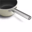 Smeg SPF2012CRM krémszínű tapadásmentes sauce pan nyeles lábas üveg fedővel