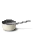 Smeg SPF2012CRM krémszínű tapadásmentes sauce pan nyeles lábas üveg fedővel