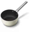 Smeg SPF2012CRM krémszínű tapadásmentes sauce pan nyeles lábas üveg fedővel