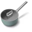 Smeg SPF2012EGM smaragdzöld tapadásmentes sauce pan nyeles lábas üveg fedővel