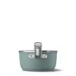 Smeg SPF2012EGM smaragdzöld tapadásmentes sauce pan nyeles lábas üveg fedővel