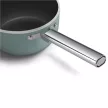 Smeg SPF2012EGM smaragdzöld tapadásmentes sauce pan nyeles lábas üveg fedővel