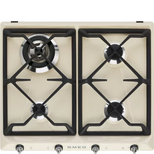 SMEG Victoria SR964PGH krémszínű beépíthető gáz főzőlap