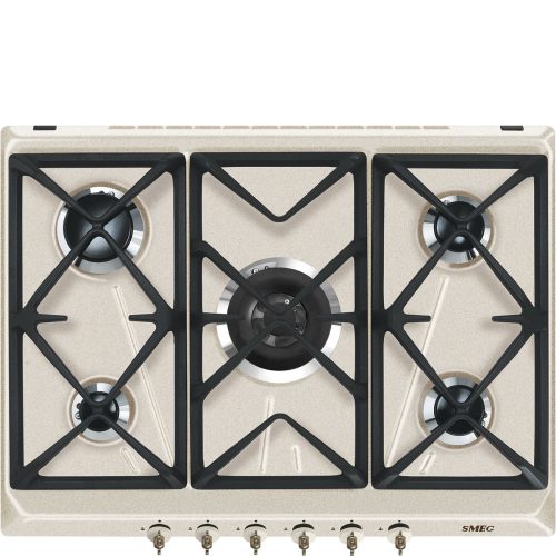 SMEG Coloniale SRV876AVOGH2 bézs klasszikus beépíthető gáz főzőlap