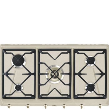 SMEG Coloniale SRV896AVOGH2 bézs klasszikus beépíthető gáz főzőlap
