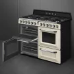 SMEG Victoria TR4110P1 bézs klasszikus professzionális szabadonálló gáztűzhely