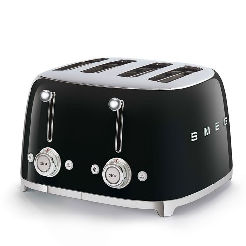 SMEG 50's Style TSF03BLEU fekete retro design kenyérpirító