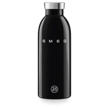 SMEG WBF01BL 24BOTTLES CLIMA fényes fekete acél hőtartó kulacs