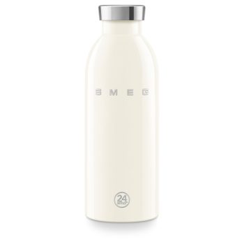 SMEG WBF01CR 24BOTTLES CLIMA fényes krémszínű acél hőtartó kulacs