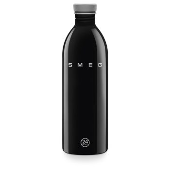 SMEG WBF02BL 24BOTTLES URBAN fényes fekete acél kulacs