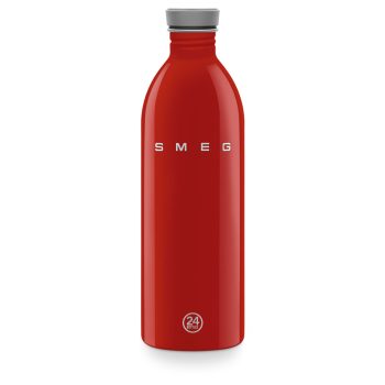 SMEG WBF02BL 24BOTTLES URBAN fényes piros acél kulacs