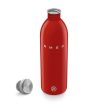 SMEG WBF02BL 24BOTTLES URBAN fényes piros acél kulacs