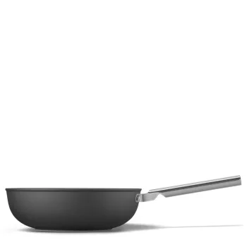 Smeg WOF3002BLM fekete tapadásmentes wok serpenyő