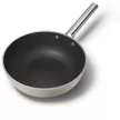 Smeg WOF3002CRM krémszínű tapadásmentes wok serpenyő
