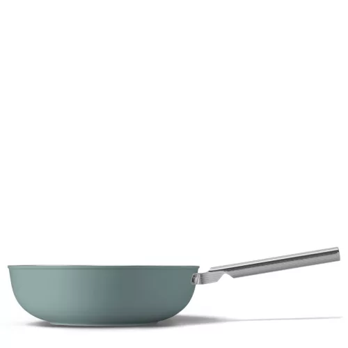 Smeg WOF3002EGM smaragdzöld tapadásmentes wok serpenyő