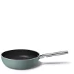 Smeg WOF3002EGM smaragdzöld tapadásmentes wok serpenyő