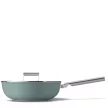 Smeg WOF3002EGM smaragdzöld tapadásmentes wok serpenyő