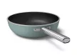 Smeg WOF3002EGM smaragdzöld tapadásmentes wok serpenyő