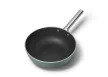 Smeg WOF3002EGM smaragdzöld tapadásmentes wok serpenyő