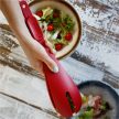 TREBONN Twins 1520210 piros többfunkciós helytakarékos salátaszedő csipesz