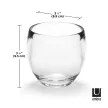 UMBRA DROPLET 020161-165 átlátszó törhetetlen fogmosópohár