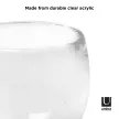 UMBRA DROPLET 020161-165 átlátszó törhetetlen fogmosópohár