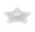 UMBRA STARFISH 023014-660 fehér univerzális zuhany hajfogó lefolyó szűrő