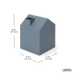 UMBRA CASA 023340-1050 szürkéskék zsebkendő adagoló doboz
