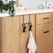 UMBRA BUDDY 1004260-040 Fekete ajtóra akasztható fogas