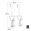 UMBRA BUDDY 1004260-660 fehér ajtóra akasztható fogas