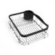 UMBRA SINKIN MULTI 1004292-047 Fekete-ezüst mosogatómedencébe és mosogató peremére helyezhető edény