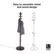 UMBRA PILLAR COAT 1005871-048 barna-fekete álló kabátakasztó fogas