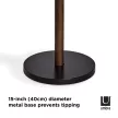 UMBRA PILLAR COAT 1005871-048 barna-fekete álló kabátakasztó fogas