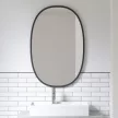 UMBRA HUB OVAL 1006044-040 Fekete ovális tükör
