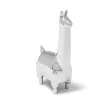 ZOOLA LLAMA ezüst színű polírozott tömör fém gyűrűtartó láma figura