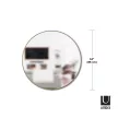 UMBRA HUBBA 86 1012715-104 Sárgaréz kerek fali tükör